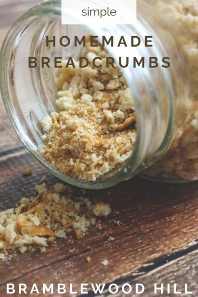 Homemade breadcrumbs are simple to make and are a great way to reduce kitchen waste.